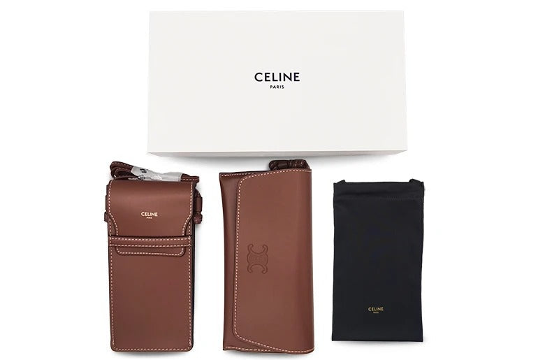 CELINE CL40254U 30N Metal Triomphe