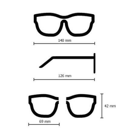 Ochelari de soare TopWater White and Blue