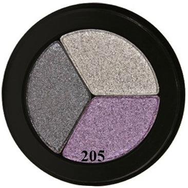 Fard de pleoape trio cu particule stralucitoare - PAESE Shiny Ellegance Retro 5gr. - 2 NUANTE