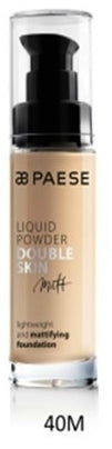 Fond de ten matifiant pentru ten gras si mixt- Paese Liquid Powder Double Skin Matt 30 ml (4 nuante)